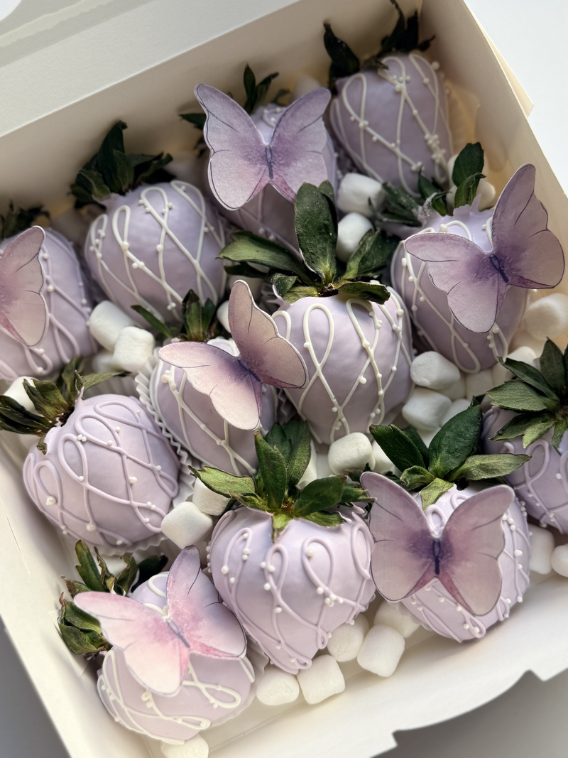 Purple Butterfly Strawberries
